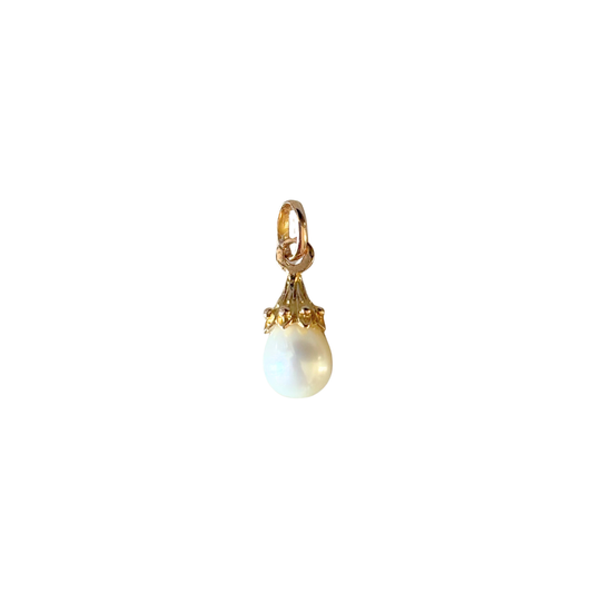 Pendentif Perle Vintage - Or Jaune 750 & Perle