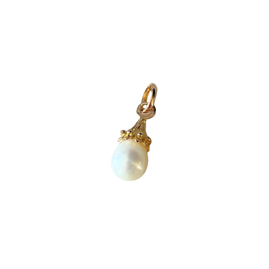 Pendentif Perle Vintage - Or Jaune 750 & Perle