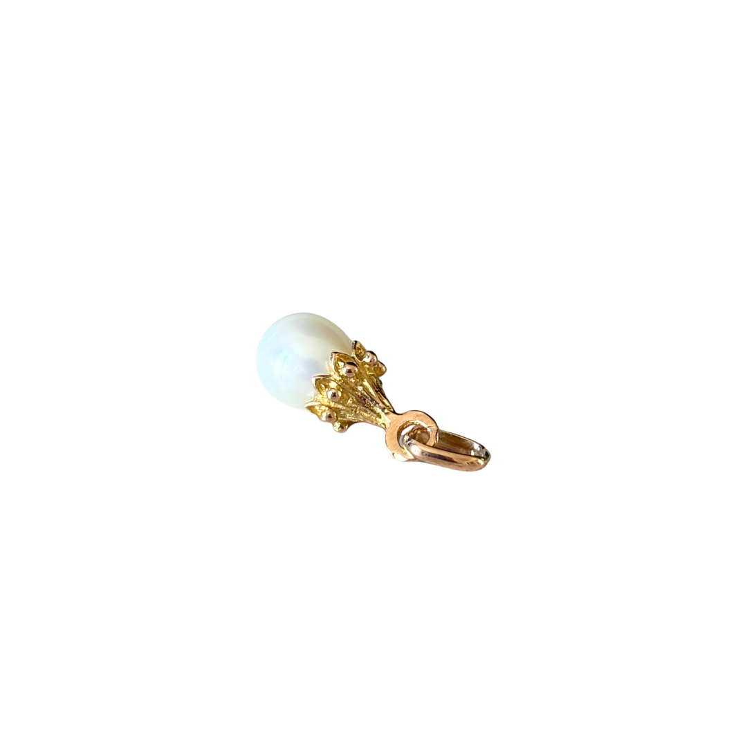 Pendentif Perle Vintage - Or Jaune 750 & Perle