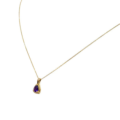 Collier Vintage - Or Jaune 750 & Améthyste