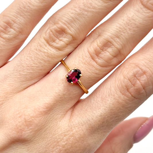 Bague Lapuna - Or Jaune 750 & Grenat Rhodolite