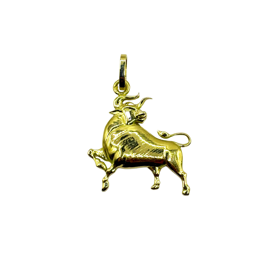 Pendentif Signe Astrologique Taureau - Or Jaune 750