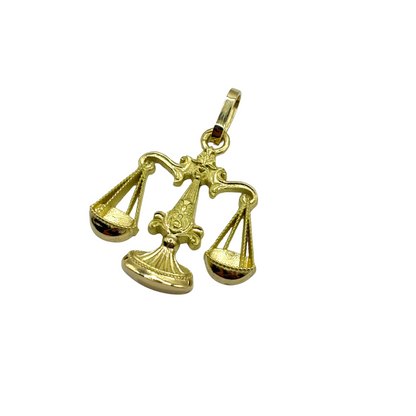 Pendentif Signe Astrologique Balance - Or Jaune 750