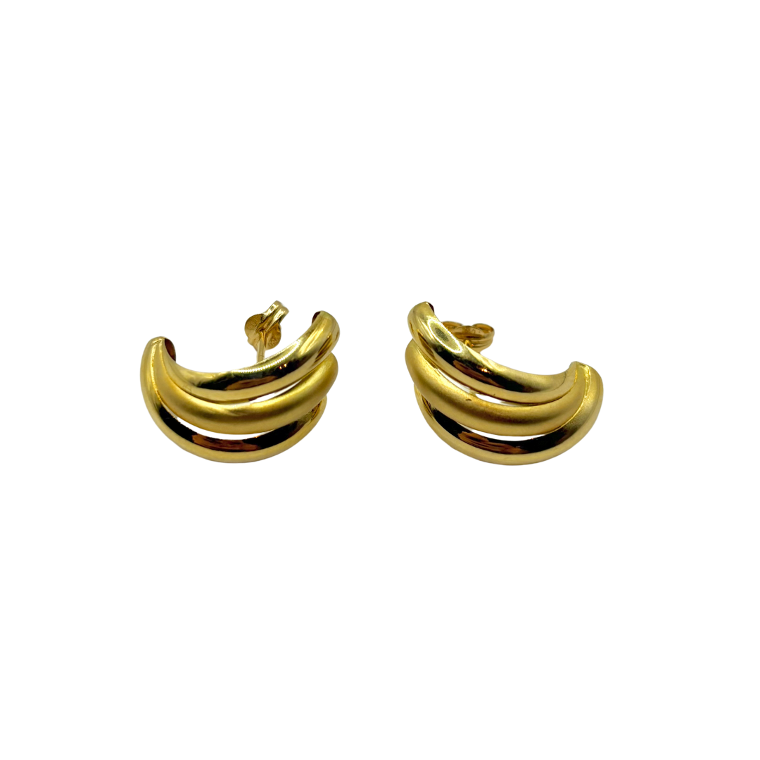 Boucles D'oreilles Créoles - Or Jaune 750