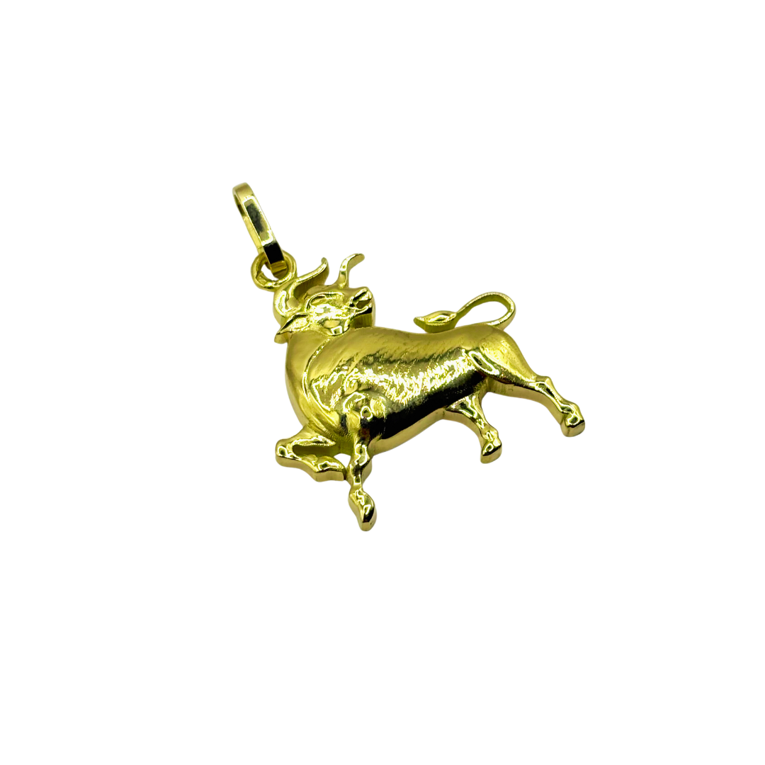 Pendentif Signe Astrologique Taureau - Or Jaune 750