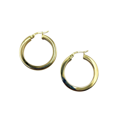 Boucles D'oreilles Créoles - Or Jaune 750