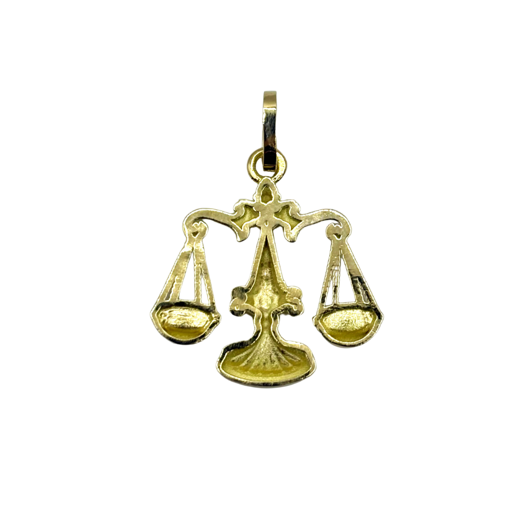 Pendentif Signe Astrologique Balance - Or Jaune 750