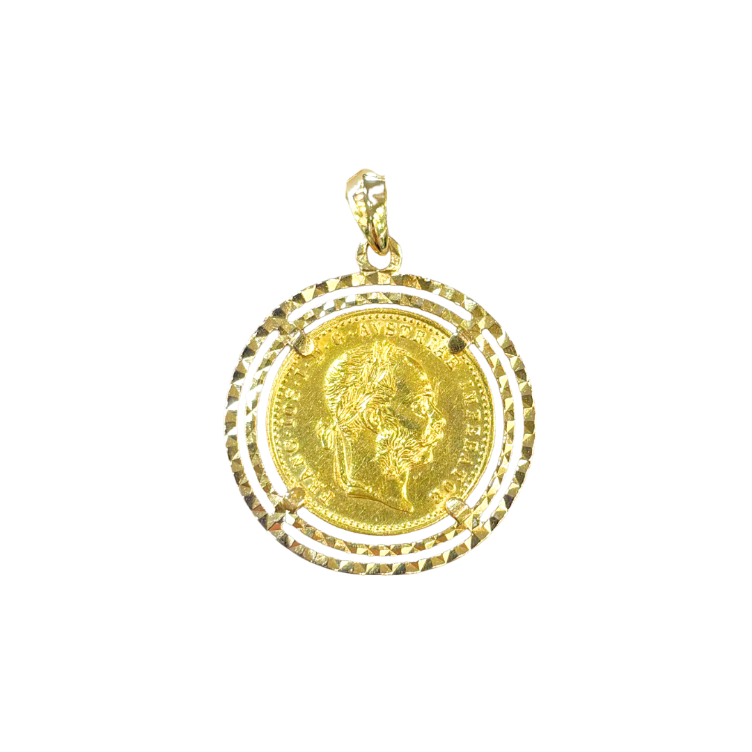 Pendentif Pièce - Or Jaune 750 & Pièce 1 Ducat