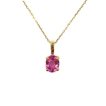 Collier Lapuna - Or Jaune 750 & Saphir Rose