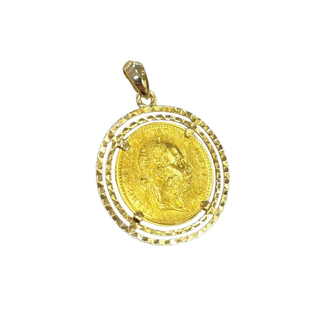 Pendentif Pièce - Or Jaune 750 & Pièce 1 Ducat