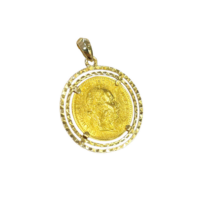 Pendentif Pièce - Or Jaune 750 & Pièce 1 Ducat