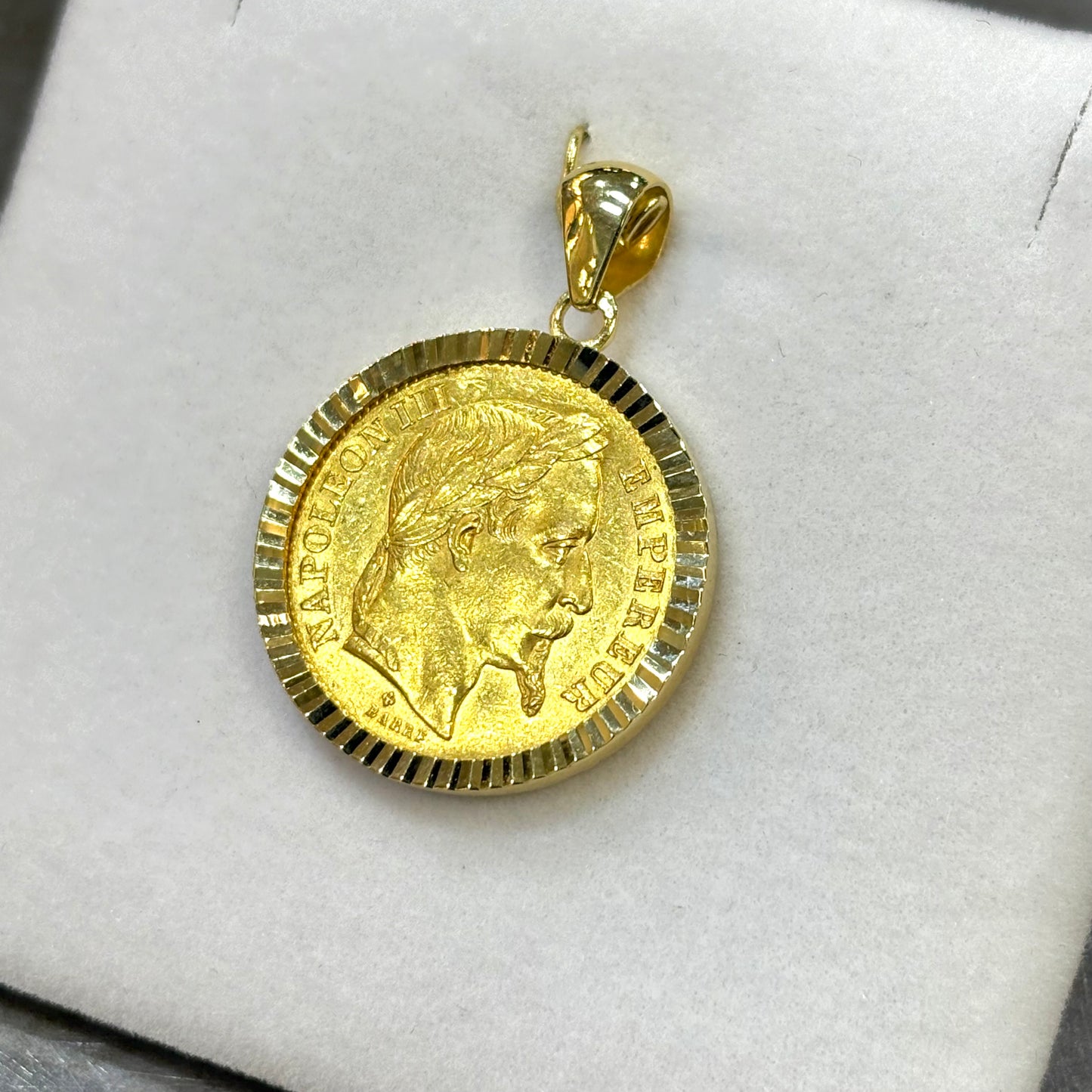 Pendentif Pièce - Or Jaune 750 & Pièce Or 20 Francs Napoléon