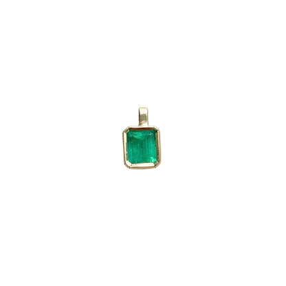 Pendentif Émeraude - Or Jaune 750 & Émeraude