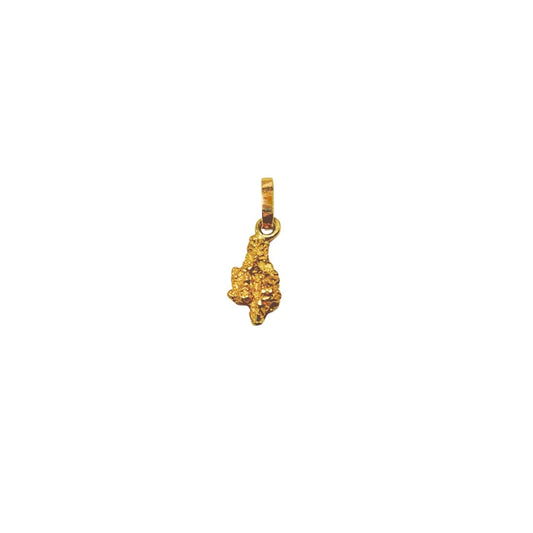 Pendentif Pépite Naturelle - Or Jaune 900/1000
