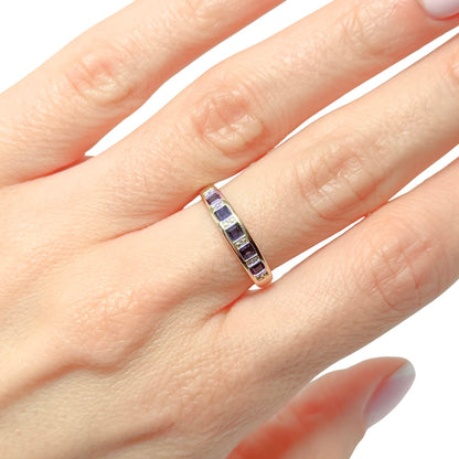 Bague Alliance - Or Jaune 750 Saphirs & Diamants