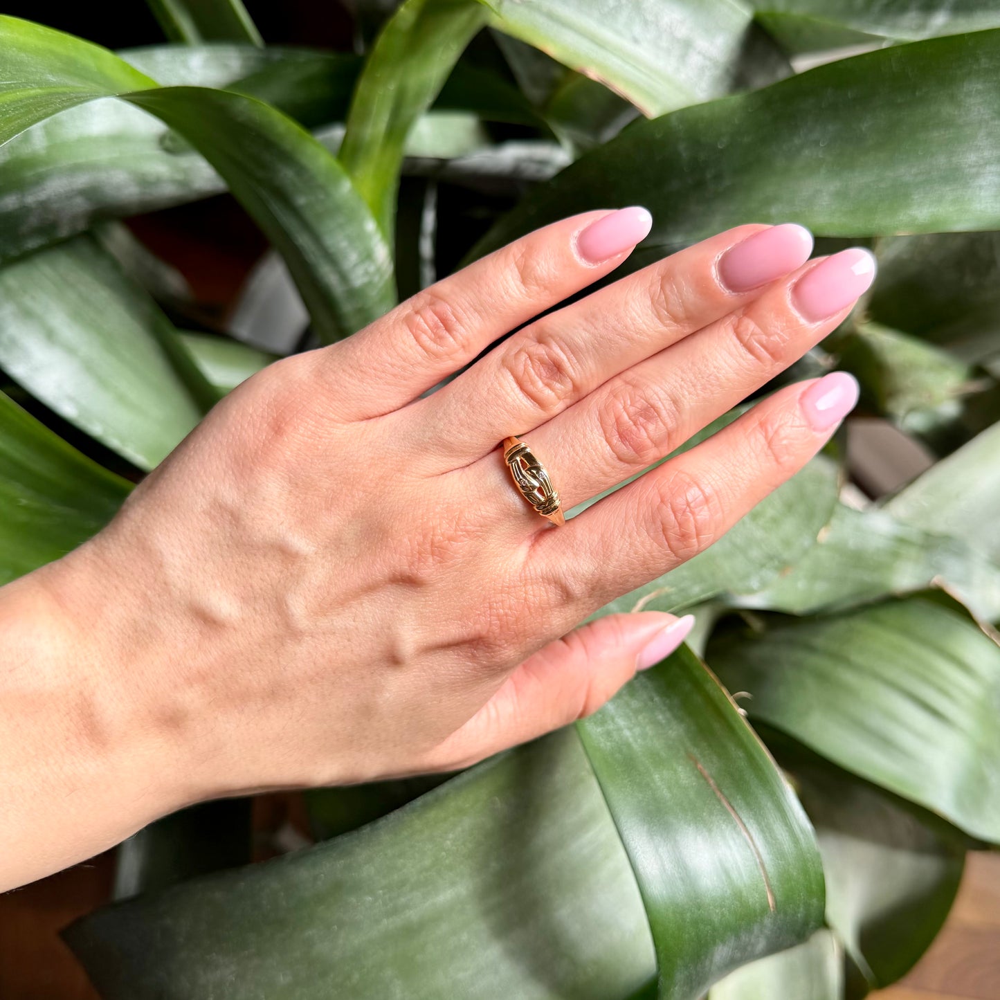 Bague Noeud - Or Jaune 750 & Diamants