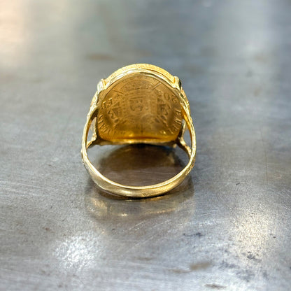 Bague Pièce - Or Jaune 750 & Pièce Or 20 Francs Napoléon