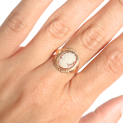 Bague Vintage - Or Jaune 750 & Camée