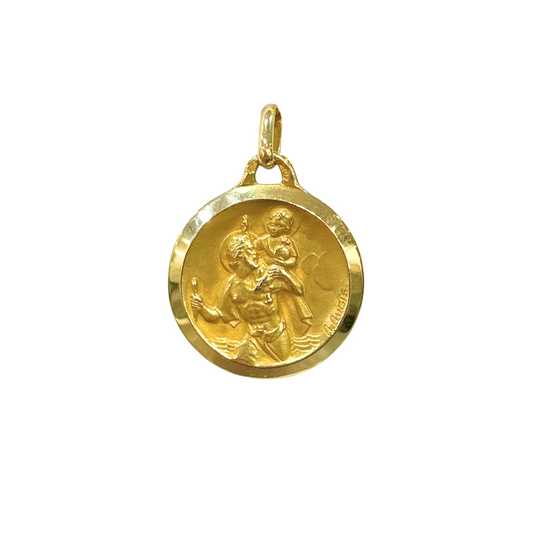 Pendentif Saint Christophe Augis - Or Jaune 750