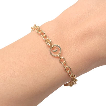 Bracelet Lune - Or Jaune 750