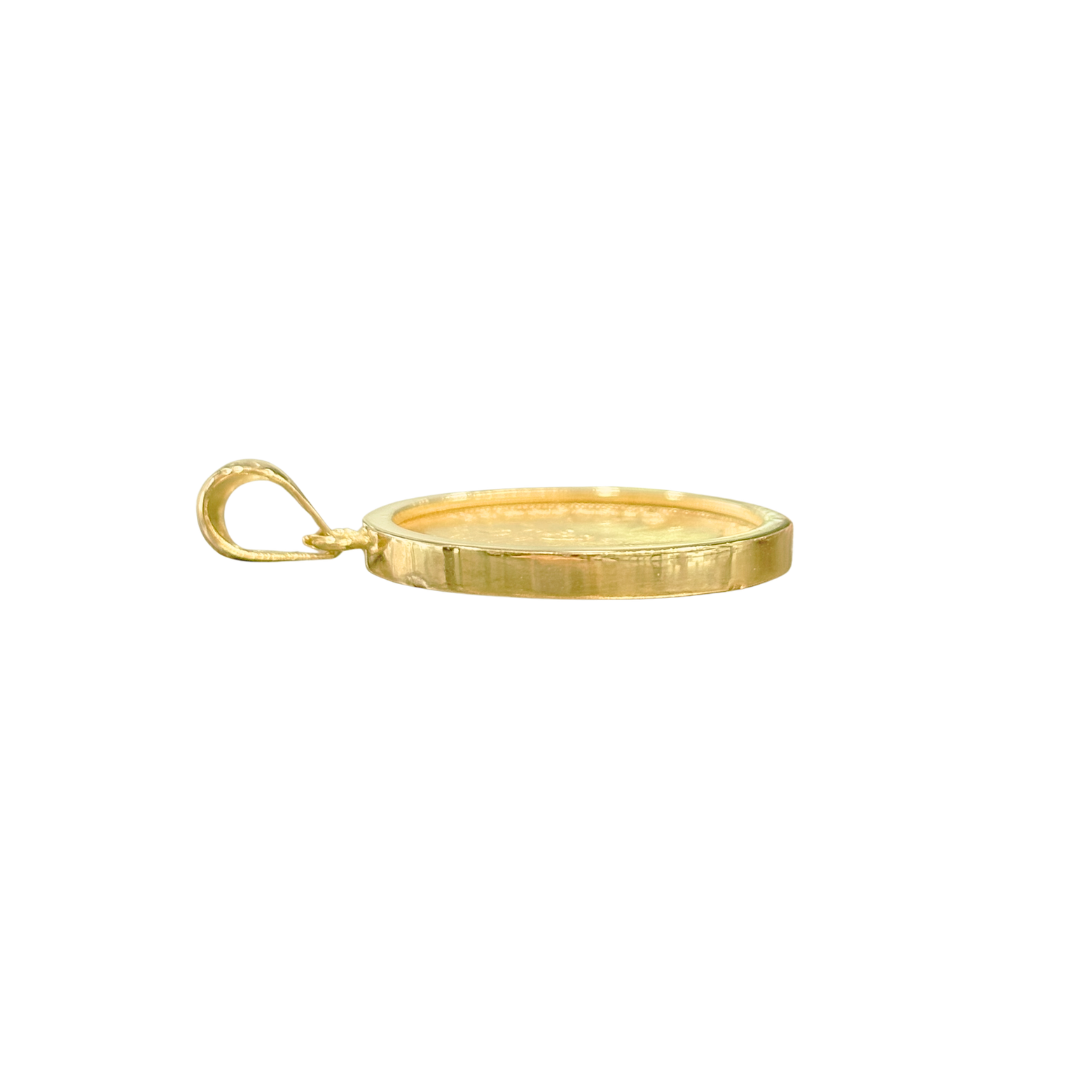 Pendentif Pièce - Or Jaune 750 & Pièce 20 Francs Napoléon