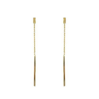 Boucles d'oreilles Pendantes - Or Jaune 750