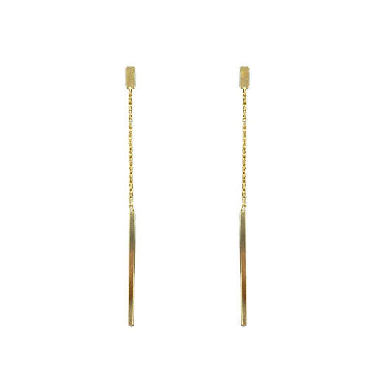 Boucles d'oreilles Pendantes - Or Jaune 750