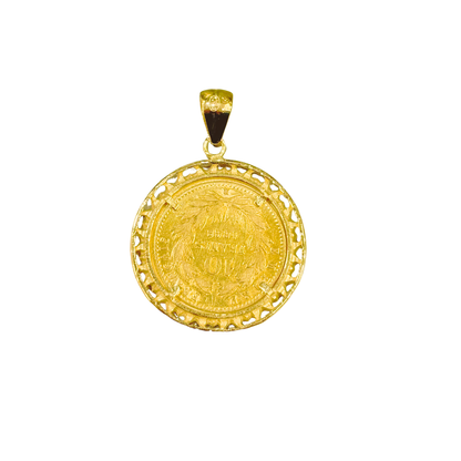 Pendentif Pièce - Or Jaune 750 & Pièce 10 Francs Napoléon
