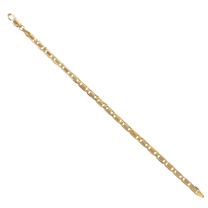 Bracelet  Tricolore - Or Jaune/Rose/Blanc 750
