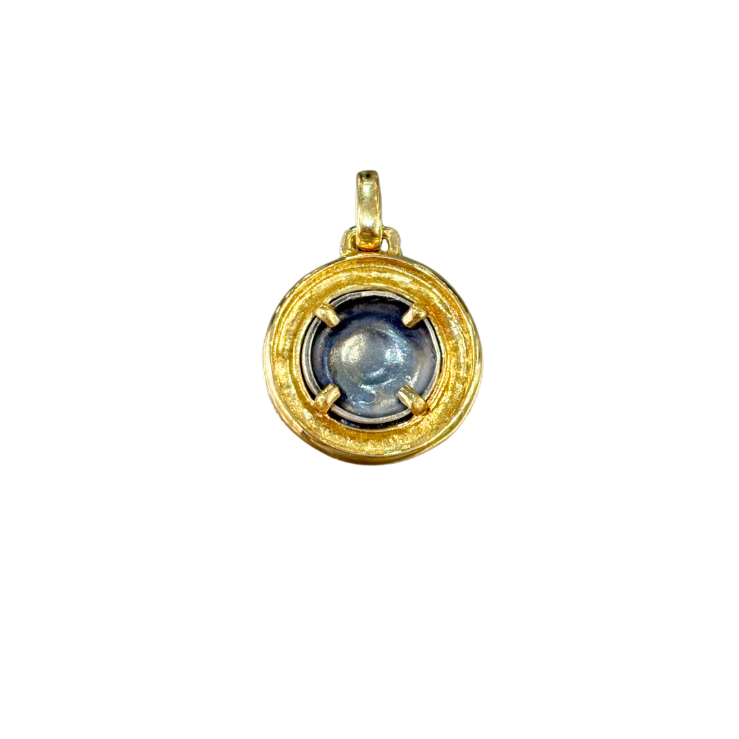 Pendentif Pièce - Or Jaune 750 & Argent