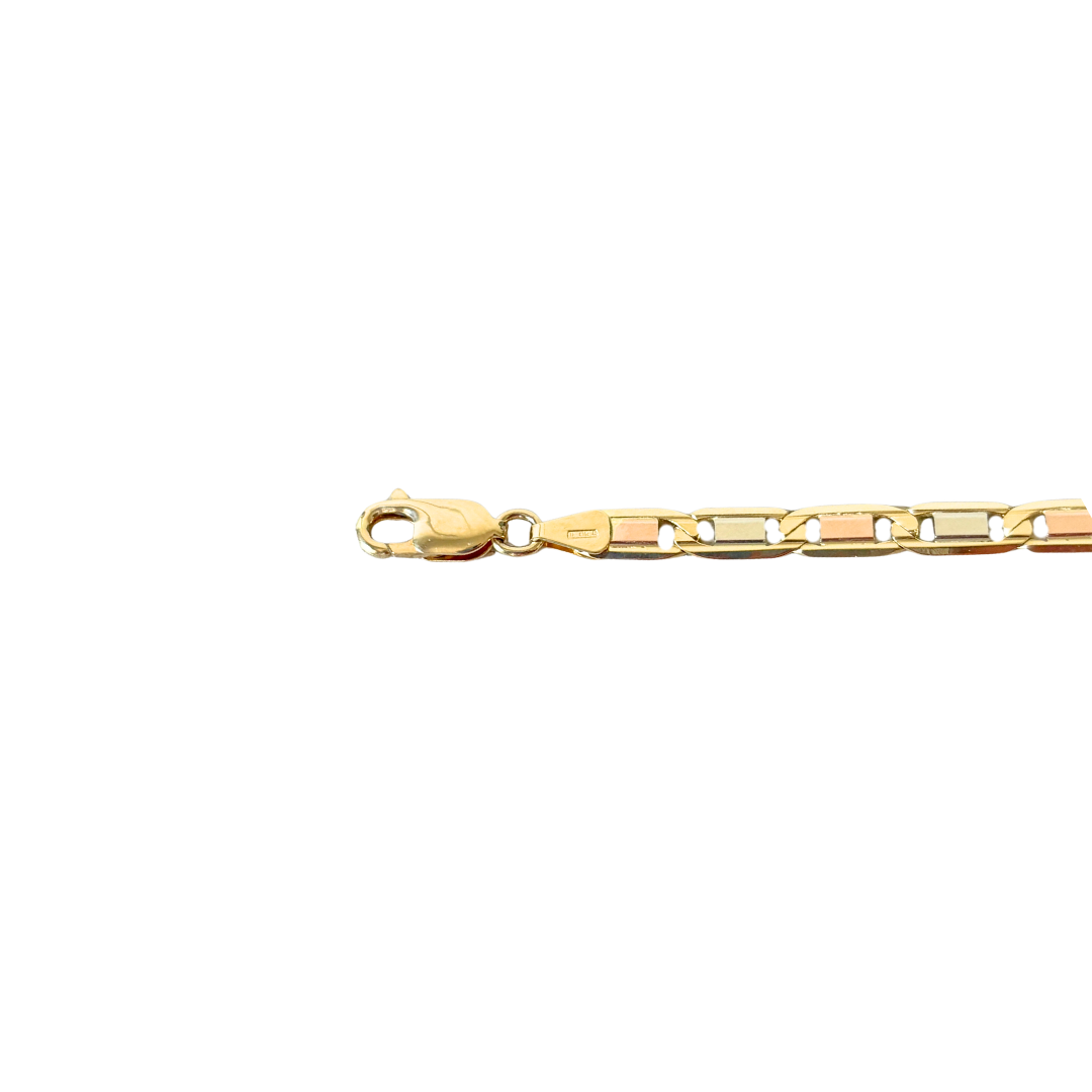 Bracelet  Tricolore - Or Jaune/Rose/Blanc 750