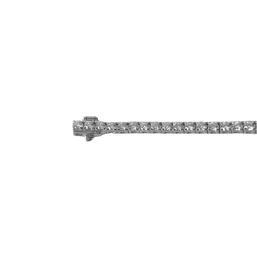 Bracelet Rivière - Or Blanc 585 & Diamants