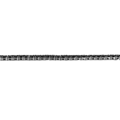 Bracelet Rivière - Or Blanc 750 & Diamants Noir