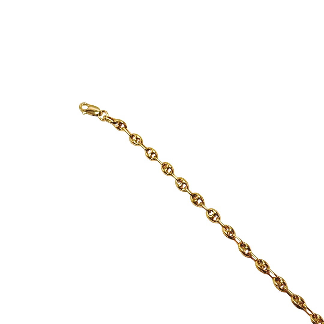 Bracelet Grain de Café - Or Jaune 750