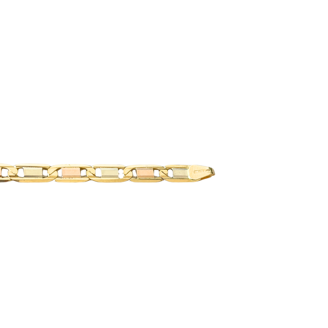 Bracelet  Tricolore - Or Jaune/Rose/Blanc 750
