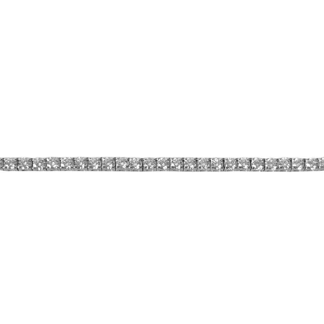 Bracelet Rivière - Or Blanc 585 & Diamants
