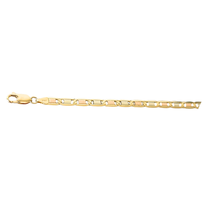 Bracelet  Tricolore - Or Jaune/Rose/Blanc 750
