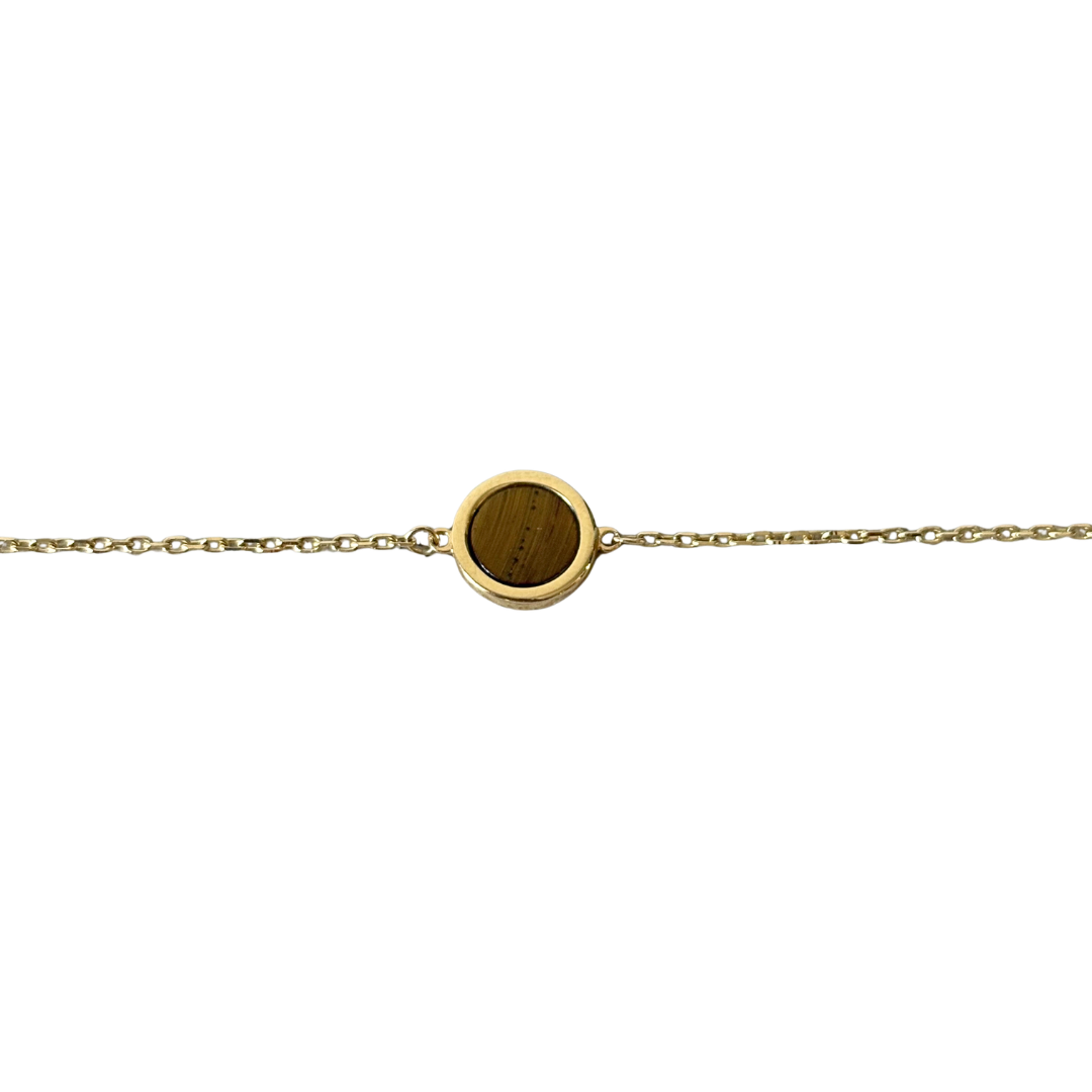 Bracelet Oeil de Tigre - Or Jaune 750