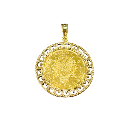 Pendentif Pièce - Or Jaune 750 & Pièce Or 20 Francs Napoléon