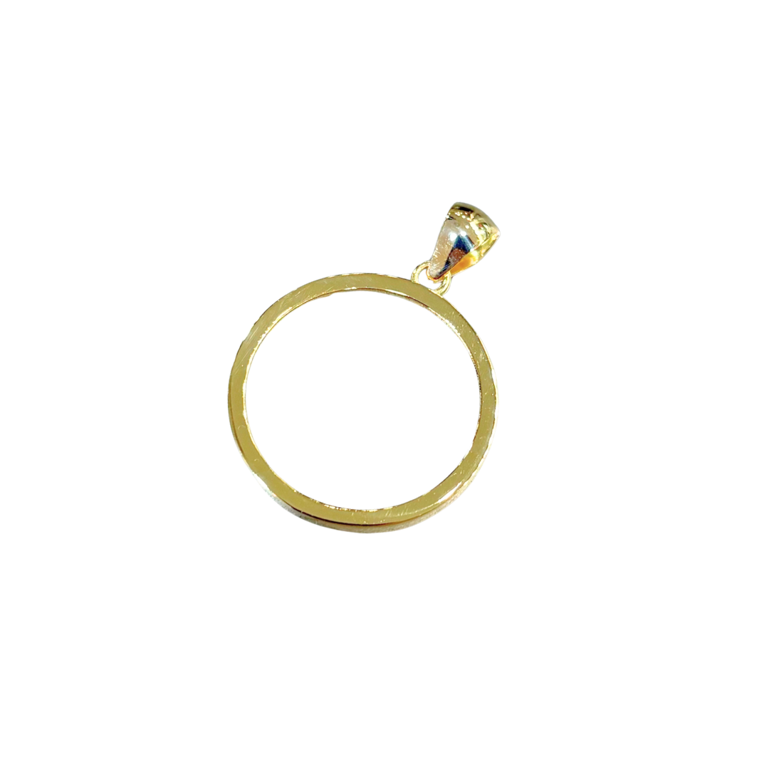 Monture Pendentif Pièce 20 Francs - Porte Pièce Or Jaune 750