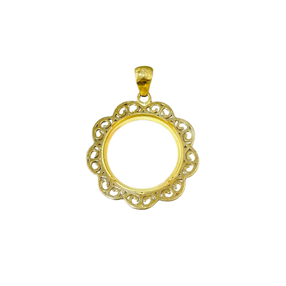 Monture Pendentif Pièce 10 Francs - Porte Pièce Or Jaune 750
