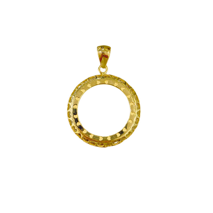 Monture Pendentif Pièce 10 Francs - Porte Pièce Or Jaune 750