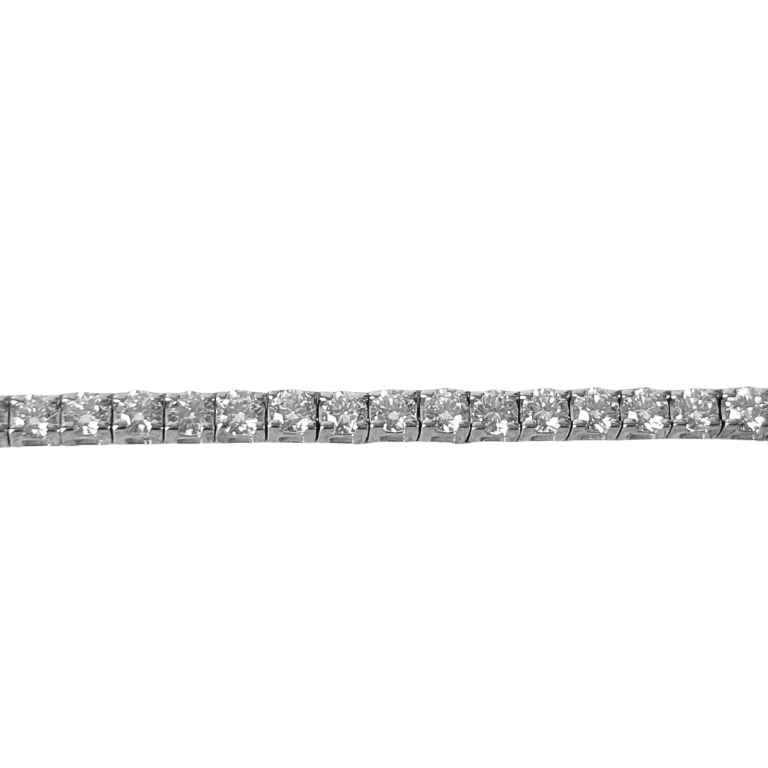 Bracelet Rivière - Or Blanc 585 & Diamants