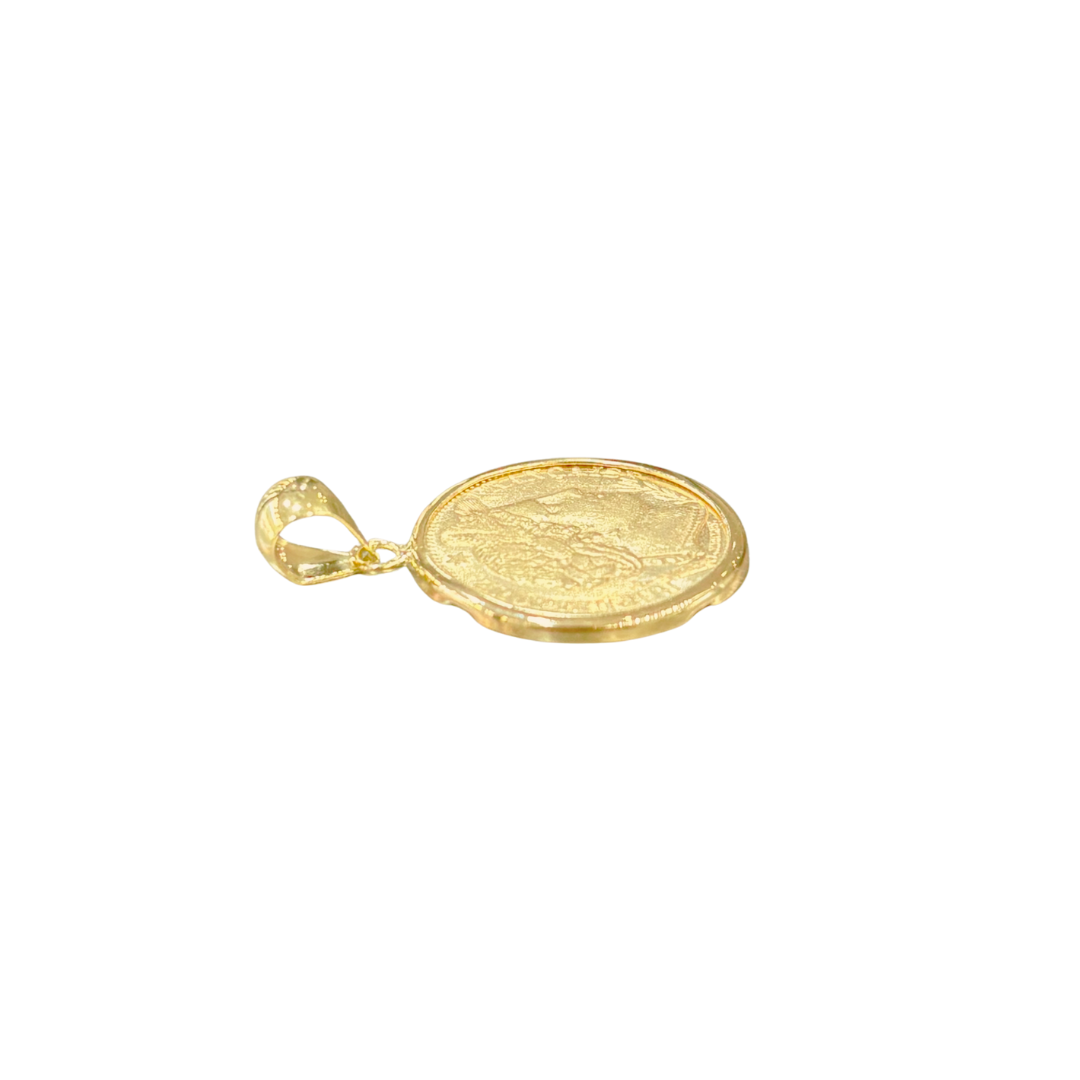 Pendentif Pièce - Or Jaune 750 & Pièce 10 Francs Cérès