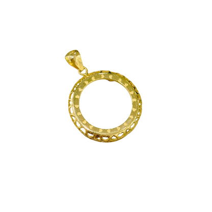 Monture Pendentif Pièce 10 Francs - Porte Pièce Or Jaune 750