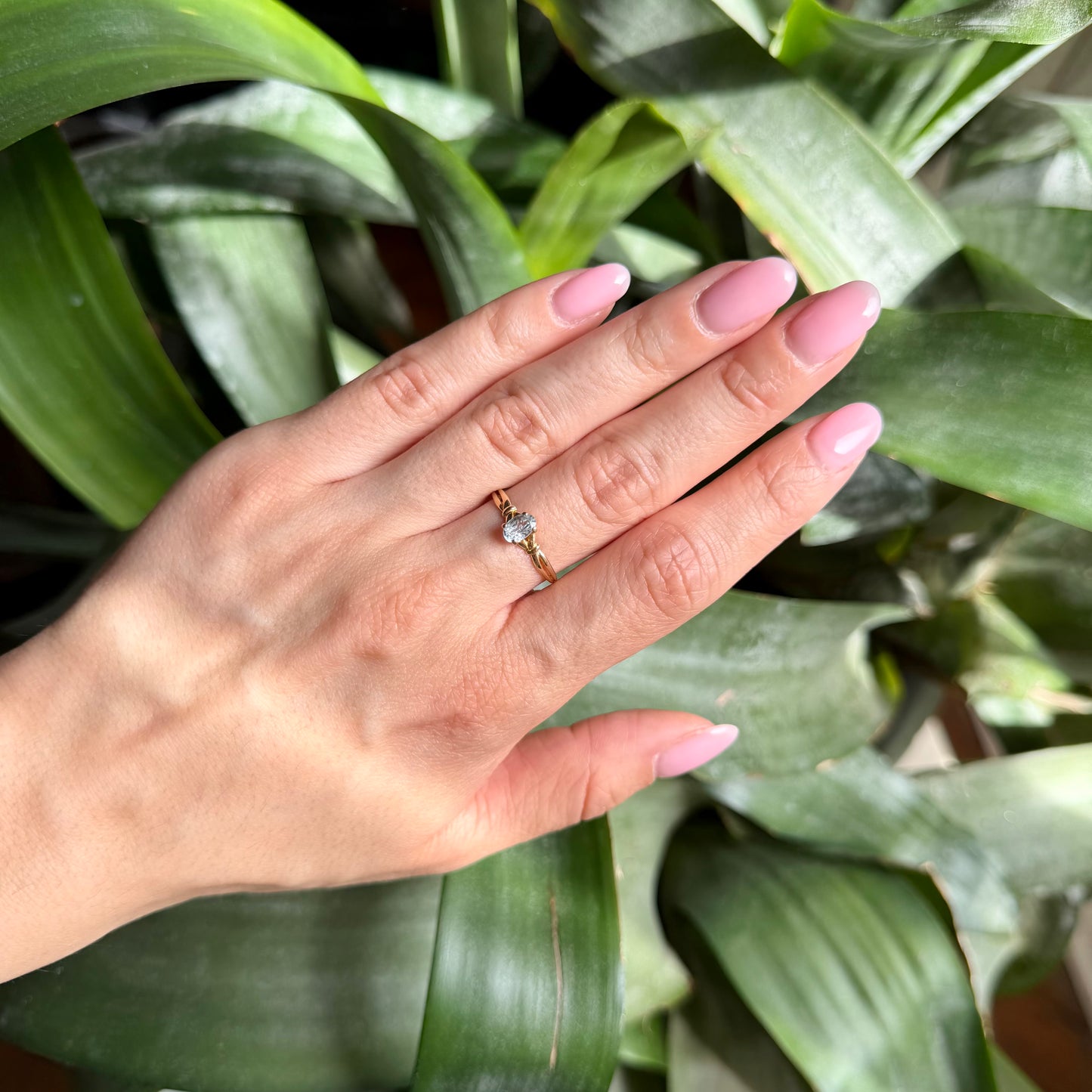 Bague Aigue-Marine - Or Jaune 750