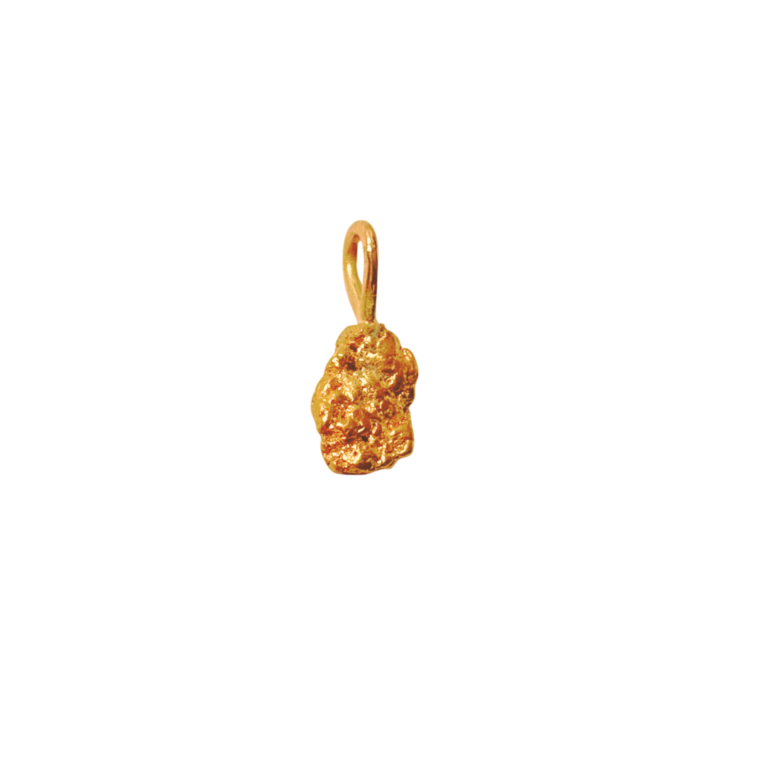 Pendentif Pépite Naturelle - Or Jaune 999/1000
