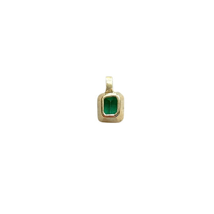 Pendentif Émeraude - Or Jaune 750 & Émeraude