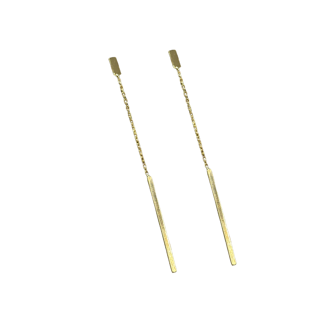 Boucles d'oreilles Pendantes - Or Jaune 750