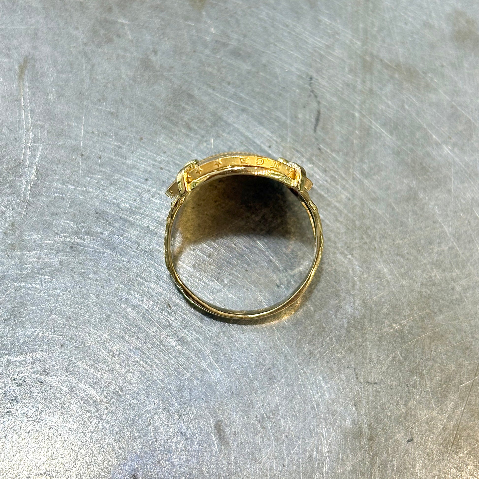Bague Pièce - Or Jaune 750 & Pièce Or 20 Francs Napoléon
